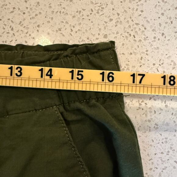 Levis Women Jogger Pants Olive Green Off Duty High Rise Relaxed Large Utility - Picture 7 of 8